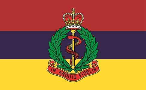 royal-army-medic-5213375e49744 Royal Army Medical Corps table flag - Image 1