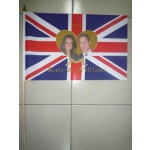 Prince William & Kate (Royal Wedding) large hand flag