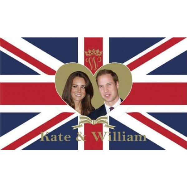 Prince William and Kate (Royal Wedding) 5'x3'