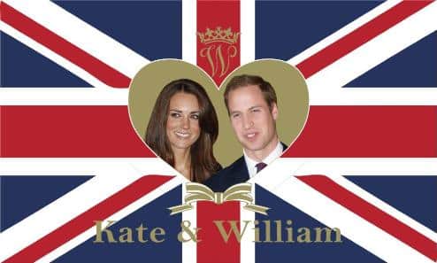royalwedding Prince William and Kate (Royal Wedding) 5'x3' - Image 1