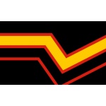 Rubber Pride (Gay pride) hand flag