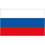 Russia medium table flag