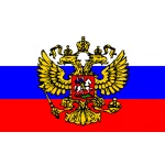 Russian Presidential medium table flag