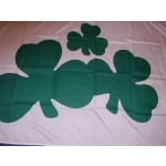 Shamrock table flag (Ireland)