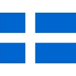 Shetland Islands medium hand flag