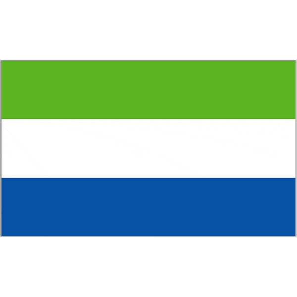 Sierra Leone medium table flag