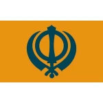 Sikh medium hand flag