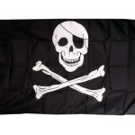 Skull and Crossbones 3'x2'