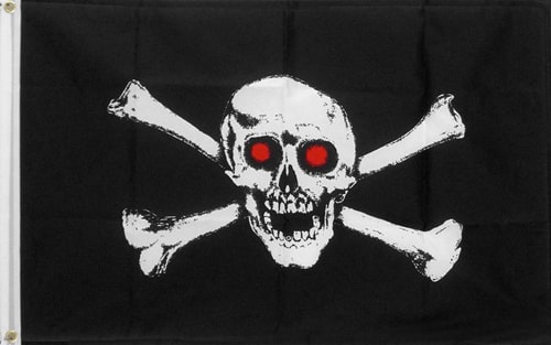 skull-red-eyes-4ddf6392168ee Skull Red Eyes 5'x3' - Image 1