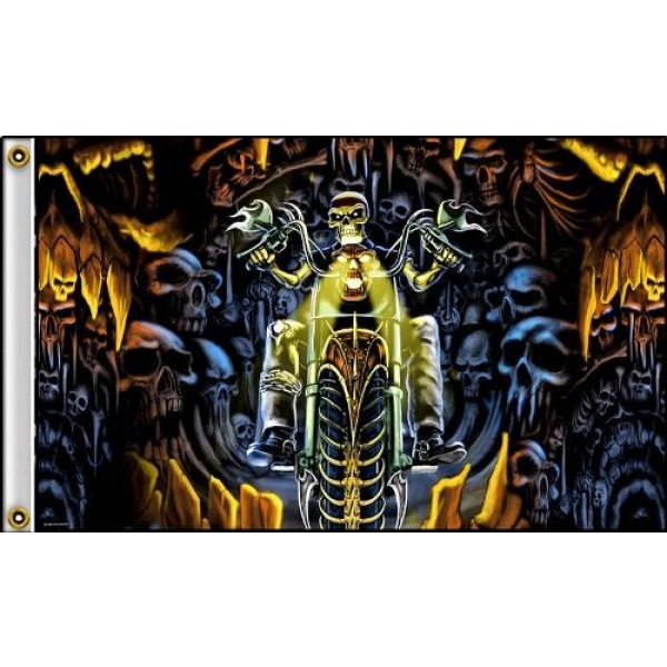 Skull Rider 5'x3'