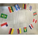 9m 24 flag 6x9 South American Nations bunting