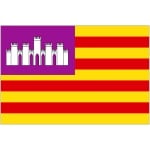 Spain Balearic Islands 5'x3'