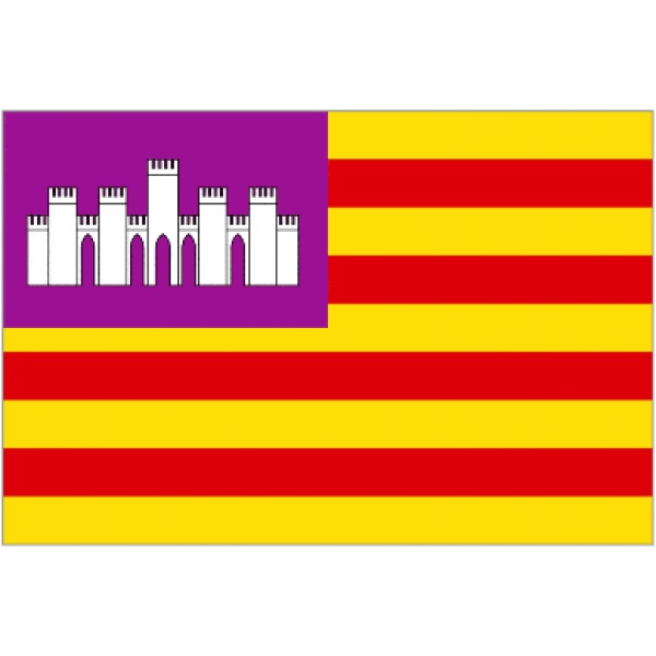 Spain Balearic Islands 5'x3'