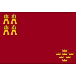 Murcia (Spain) hand flag