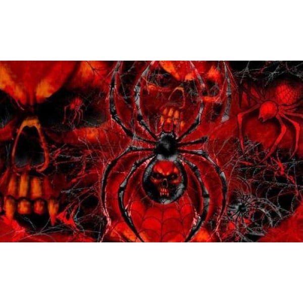 Spider Skull 5'x3'