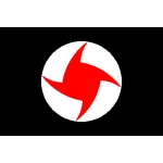 SSNP (Syrian Social Nationalist Party) table flag