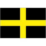St Davids (Wales) Table Flag
