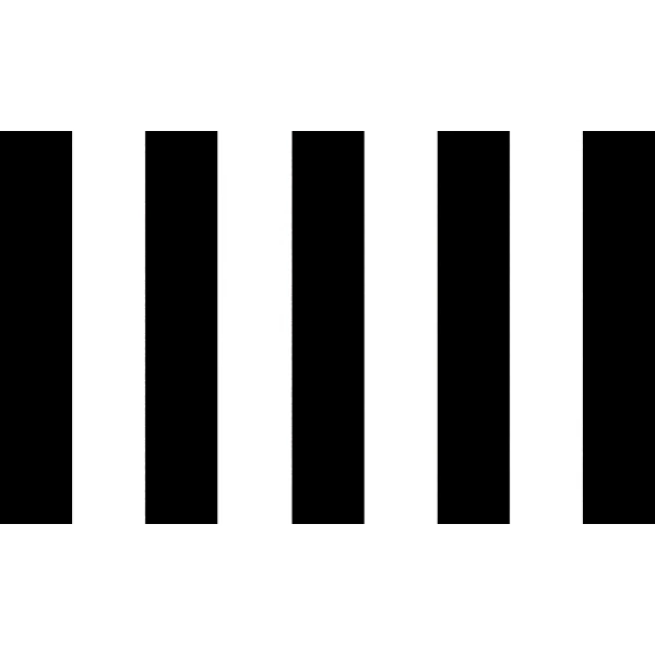 Giant Striped black/white 8'x5'