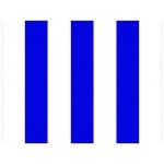 Striped Blue/White 5'x3' - Image 2