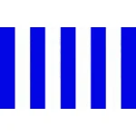Giant Striped blue/white 8'x5'