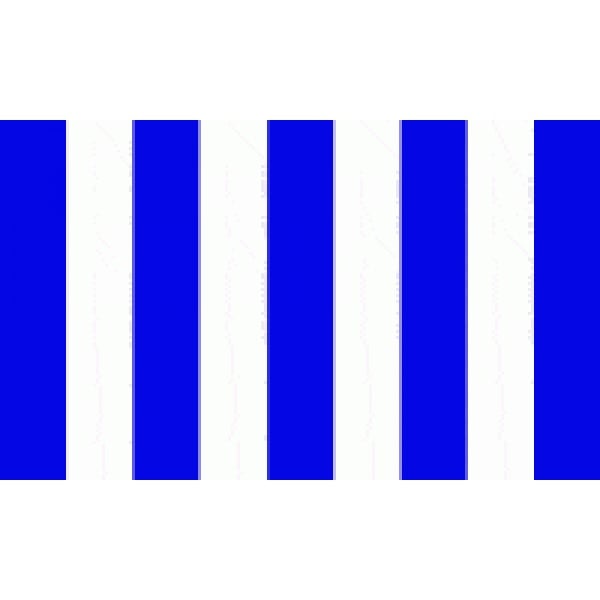 Giant Striped blue/white 8'x5'