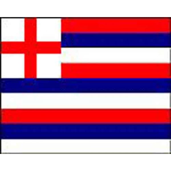 Striped Ensign Red/Blue/White 5'x3'