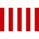 Giant Striped red/white 8'x5'