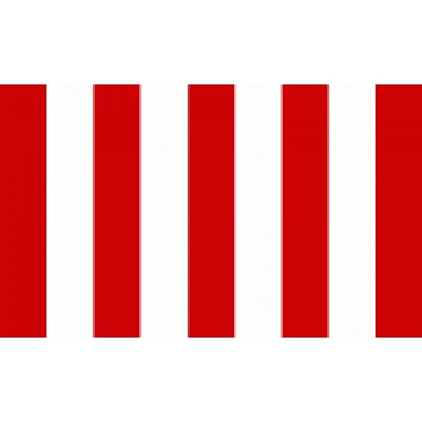 Giant Striped red/white 8'x5'