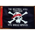 The Beatings Will Continue 5'x3'