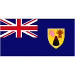 Turks and Caicos Hand Flag