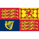 UK Royal Standard Hand Flag