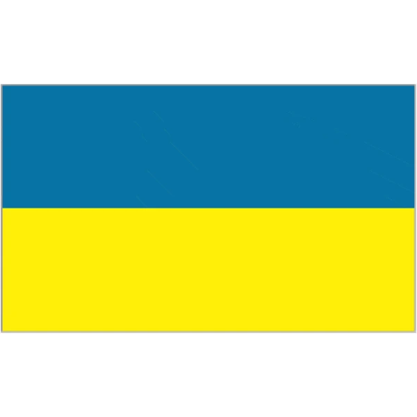 Ukraine medium table flag