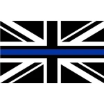 Flag of the UK - with blue line