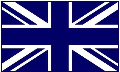 Union Jack Navy/White 5' x 3' 1 Union Jack Navy/White 5' x 3'