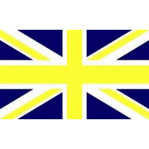 Giant Union Jack Yellow and Blue