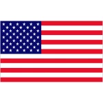 USA medium table flag