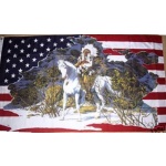 USA Indian Chief Horse/Mountain 3'x2'
