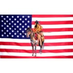 USA Indian Horse 5'x3'