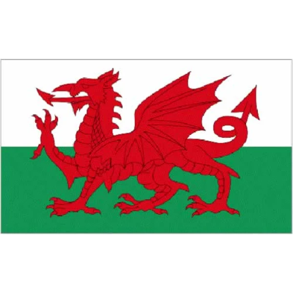 Welsh Dragon medium table flag (Wales)