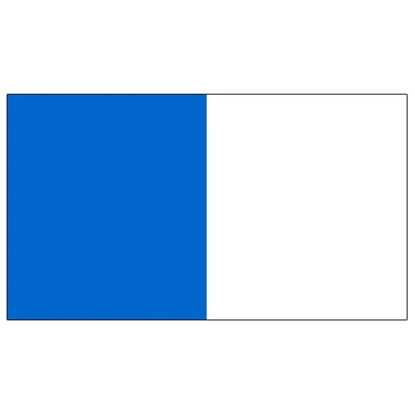 Vertical Stripe Blue/white 3'x2'