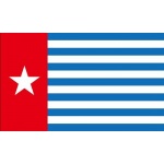 West Papua table flag