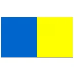 Blue/Yellow Vertical Stripe 5'x3'