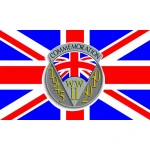 WW2 65th Anniversary Flag 2010 5'x3'