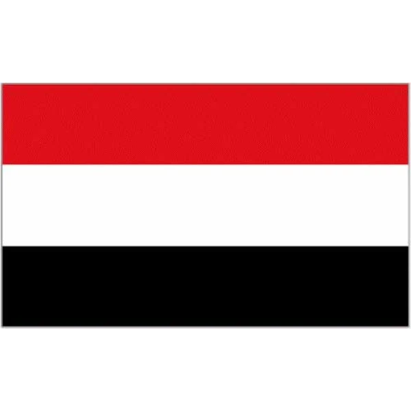 Yemen large hand flag