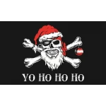 Yo Ho Ho Pirate (Christmas) medium hand flag