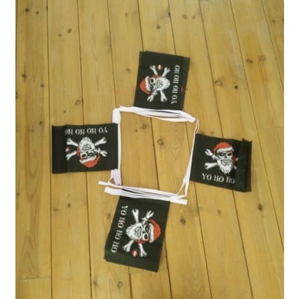 6m 20 flag Yo Ho Ho Pirate (Christmas) bunting