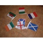 6m 18 flag Six Nations Rugby Bunting