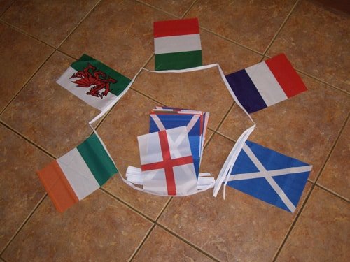 6m-18-flag-6-nat-4e1dbec060350 6m 18 flag Six Nations Rugby Bunting - Image 1