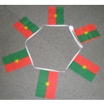 6m 20 flag Burkina Faso bunting