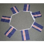 6m 20 flag Cape Verde bunting